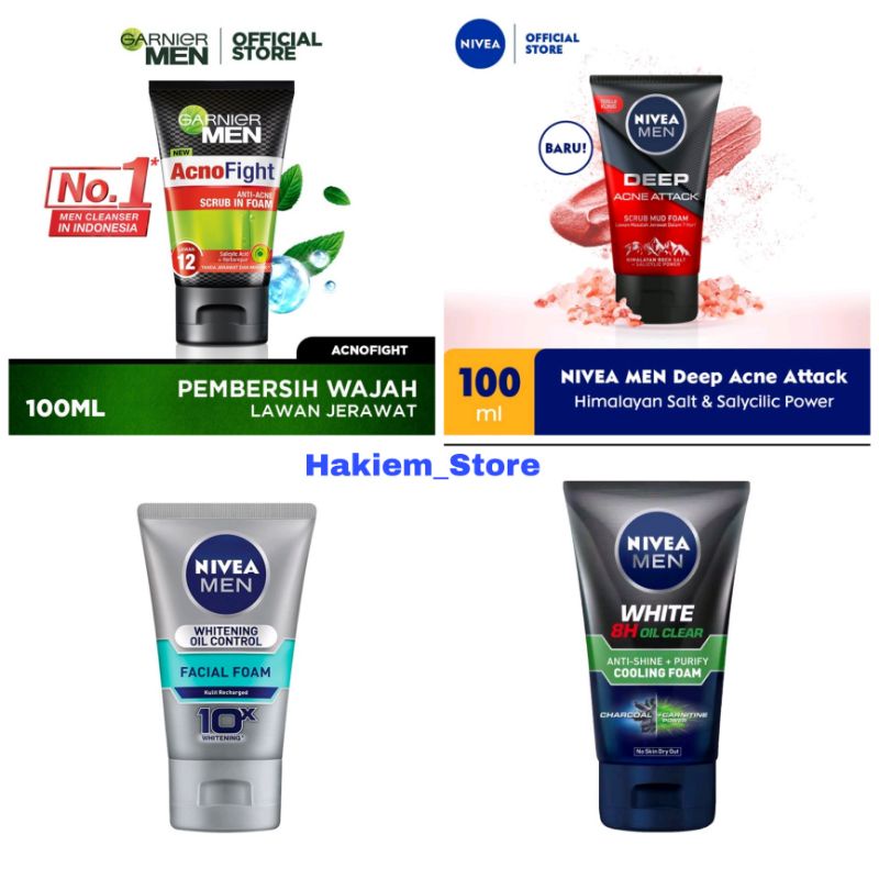 NIVEA- Nivea Men Deep Acne Oil Clear 100 ml