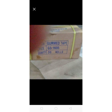 gummed tape/veneer tape/isolasi plywood ukuran 16mmX550m