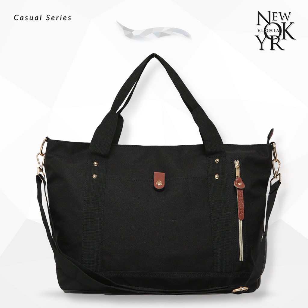 Eloria New York Tas Tote Bag Selempang Wanita Traveling Eloria Casual