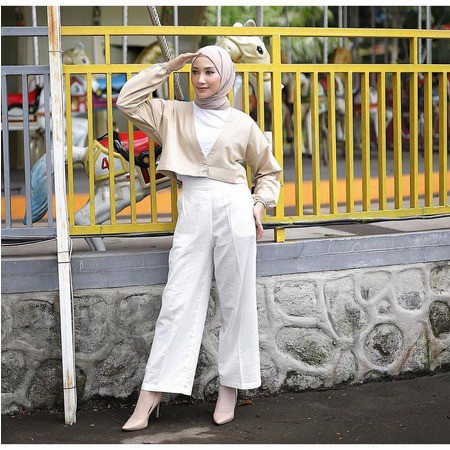 BEFAST - ZEC Cardigan ALIKA / Cardi Crop Catty / Cardigan Wanita Crop / Cardigan Wanita Modis / OOTD Wanita Kekiniaan / Cardigan Bisa Di Pakai Wanita Hijab