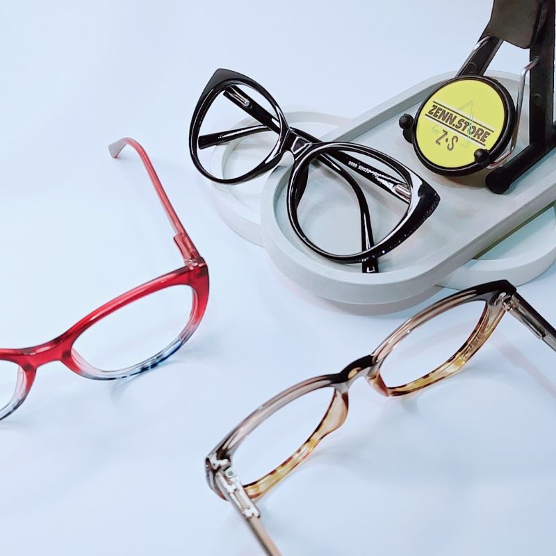 Frame Kacamata Minus Cat Eye Gliter MICHOTA Size 55-20-140