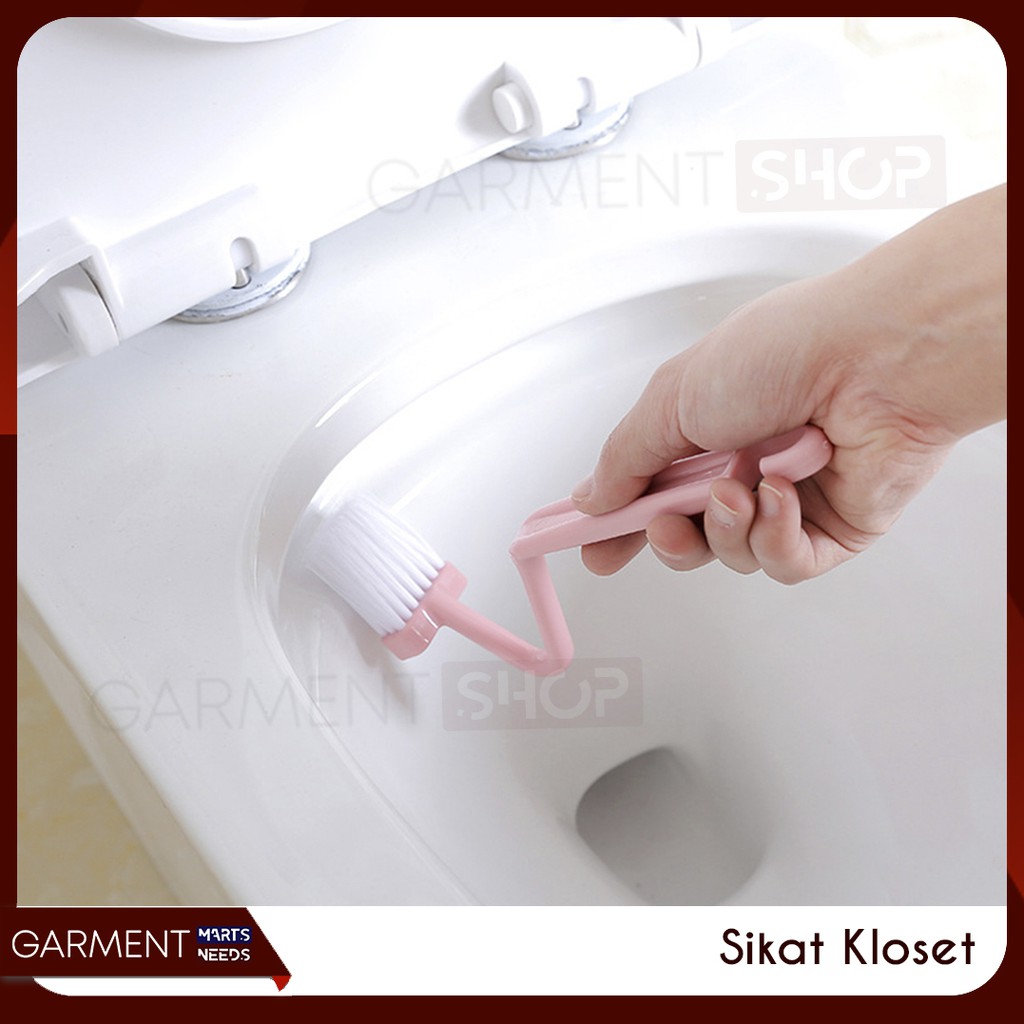 Sikat Wc Toilet Kloset Sudut Lengkung Kamar Mandi Murah Premium Cod