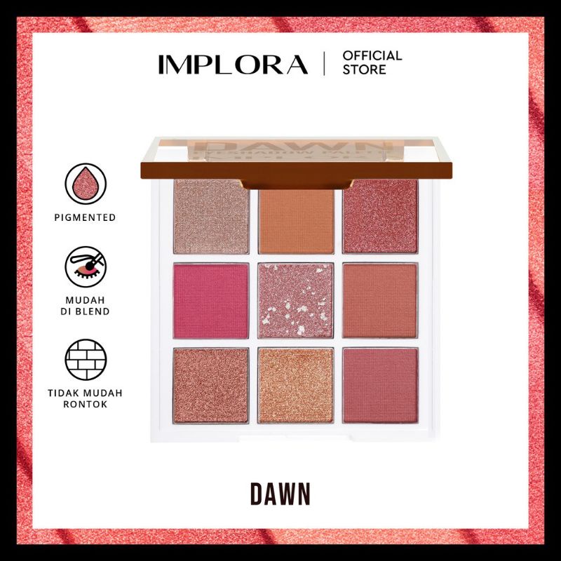 Implora eyeshadow palette dawn