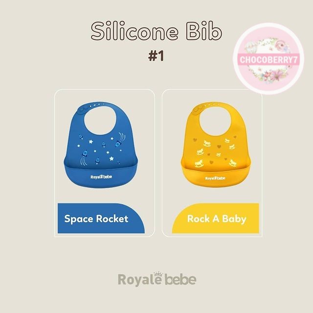 Royale Bebe Bib Bayi Celemek Bayi - Baby Silicone Bibs RoyaleBebe