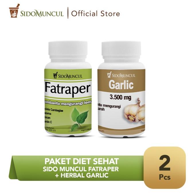 

TERBARU Paket Diet Sehat - Sido Muncul Fatraper + Herbal Garlic /OBAT HERBAL ASAM URAT/OBAT HERBAL PELANGSING/OBAT HERBAL KOLESTEROL/OBAT HERBAL DIABETES