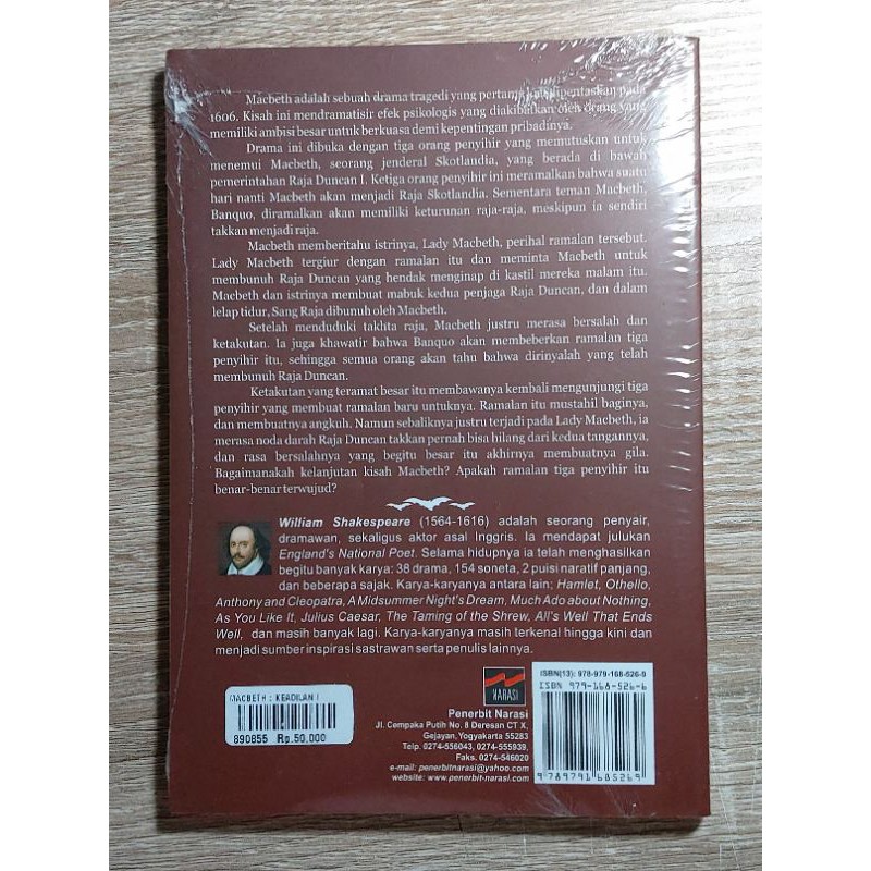 Buku Macbeth William Shakespeare Shopee Indonesia