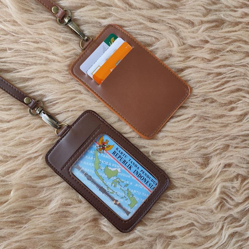 

Menarik.. Id Card Kulit Name Tag Kulit Card Holder Termurah
