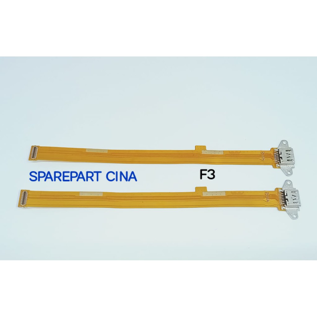 FLEXIBLE OPPO F3 CONECTOR CAS / KONEKTOR CHARGER OPPO F3