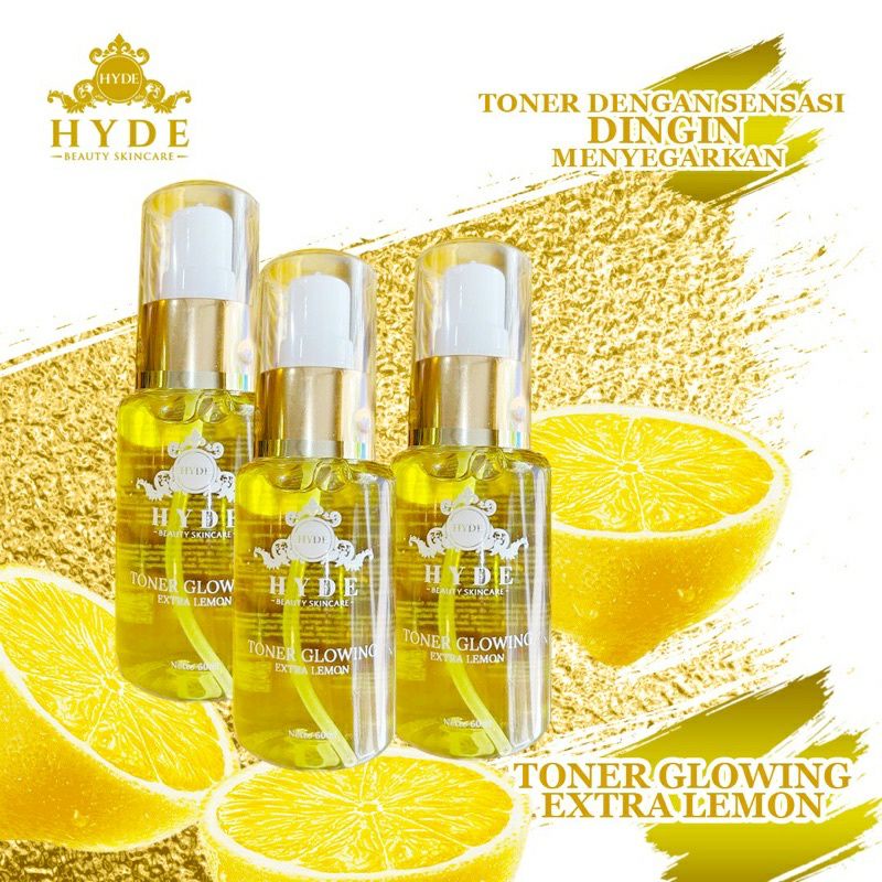 Toner Extra Glowing Hyde Beauty Skincare Toner hyde Toner lemon