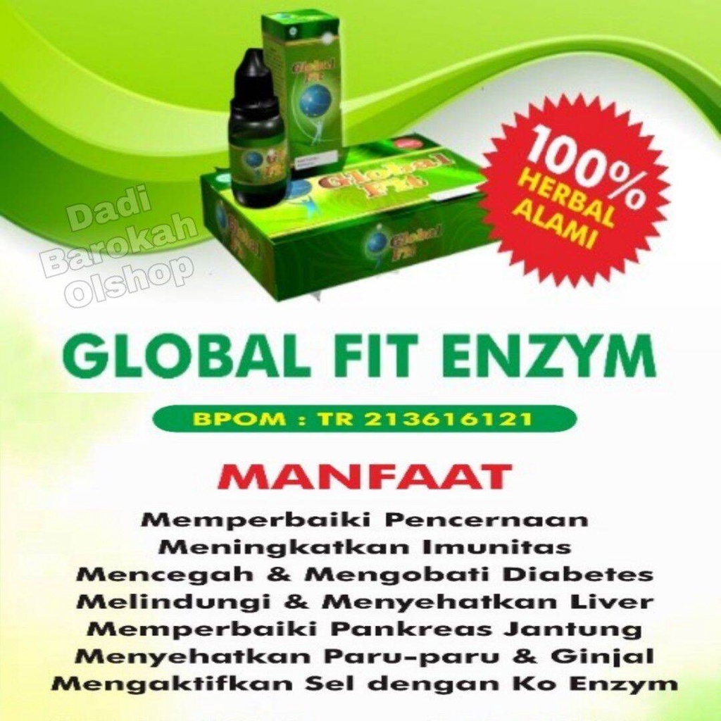 global fit enzim enzym original 100 %  herbal pengganti b1 global dari  PT BBC 1botol