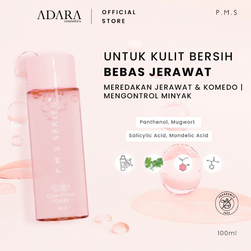 ADARA P.M.S Series Clarifying Toner 100 ML