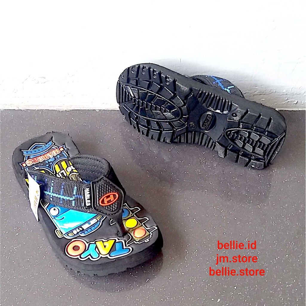 (COD) sandal harles karakter anak anak/ sandal harles premium karakter