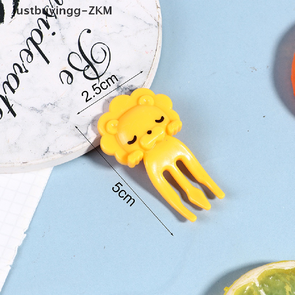 [justbuyingg] 8Pcs Bento Vegetable Crockery Cute Mini Toddler Children Fruit Forks Toothpicks [zkm]