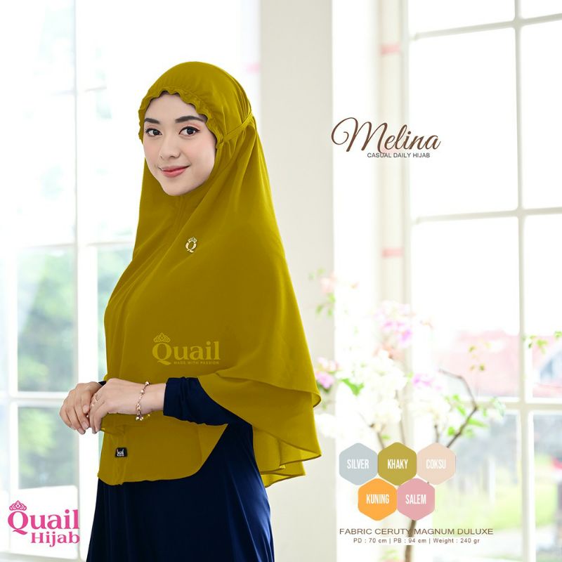 Melina ori bt quail hijab