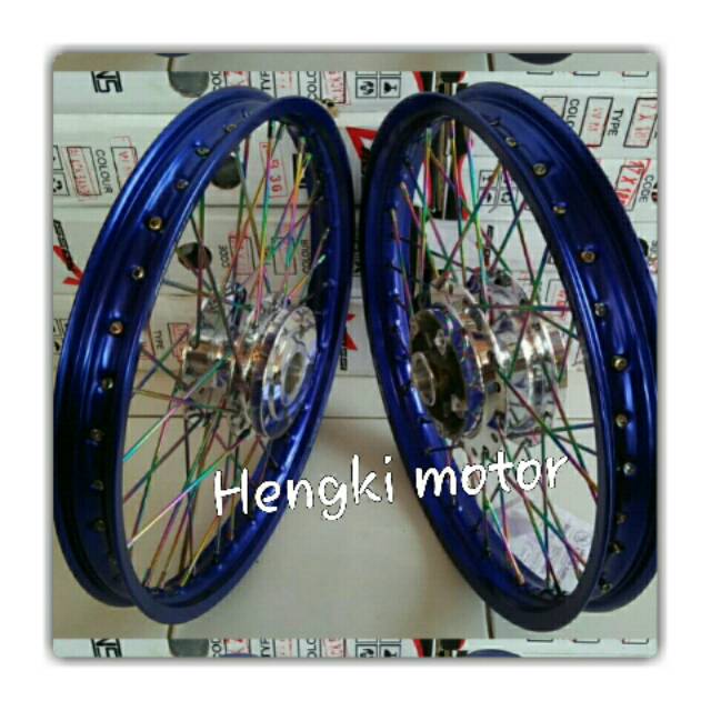 Velg vixion new warna biru