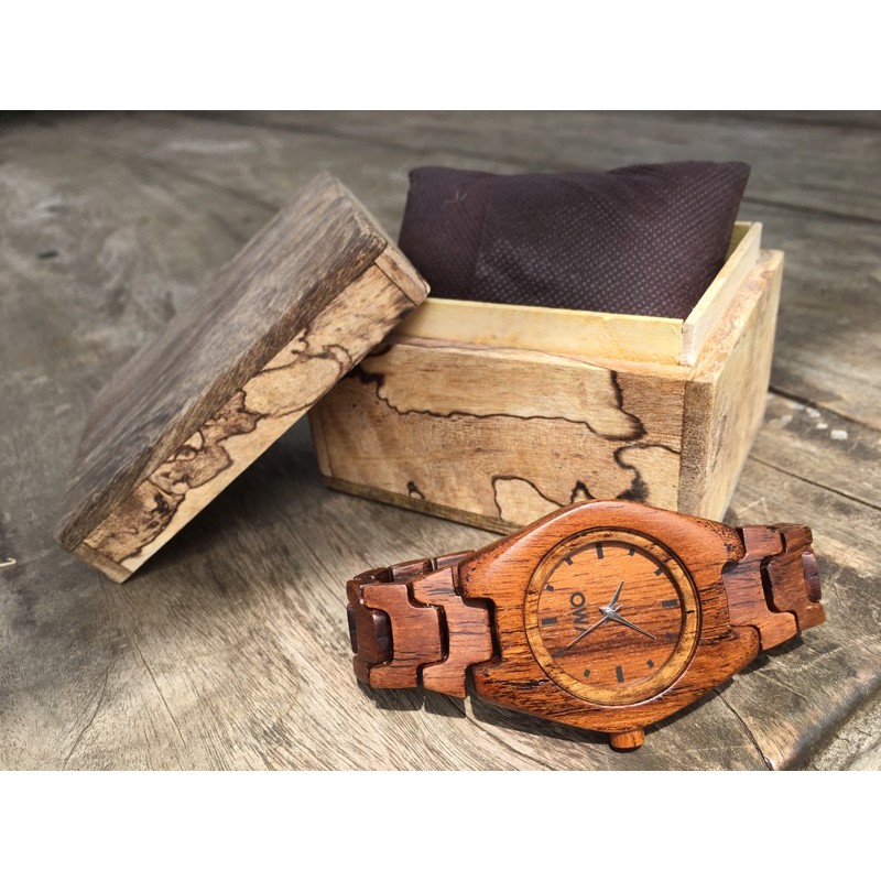 Owa Mayo - jam tangan wanita - jam tangan kayu - jam tangan analog kayu - jam tangan unik - jam tang