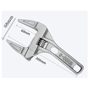 KUNCI INGGRIS Adjustable Wrench Kunci Serbaguna 6'' / Kunci Ledeng 6 Inch Kunci Bago Kunci Pipa 6-68mm Universal Sanitary Adjustable Wrench Spanner