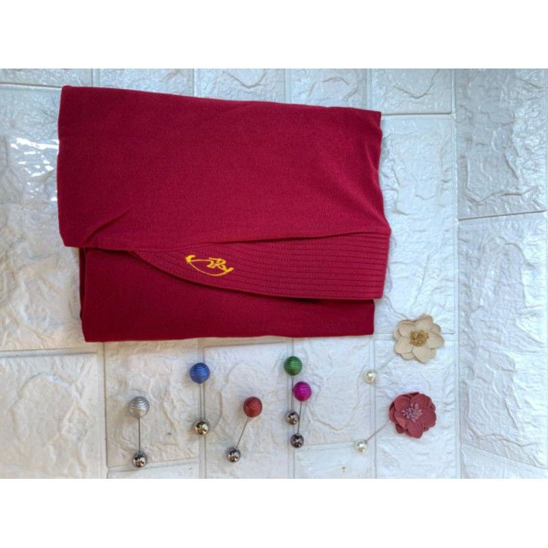 [Original Arey] AREY KEYLA ••jilbab instan Jersey••Irish super-Maroon