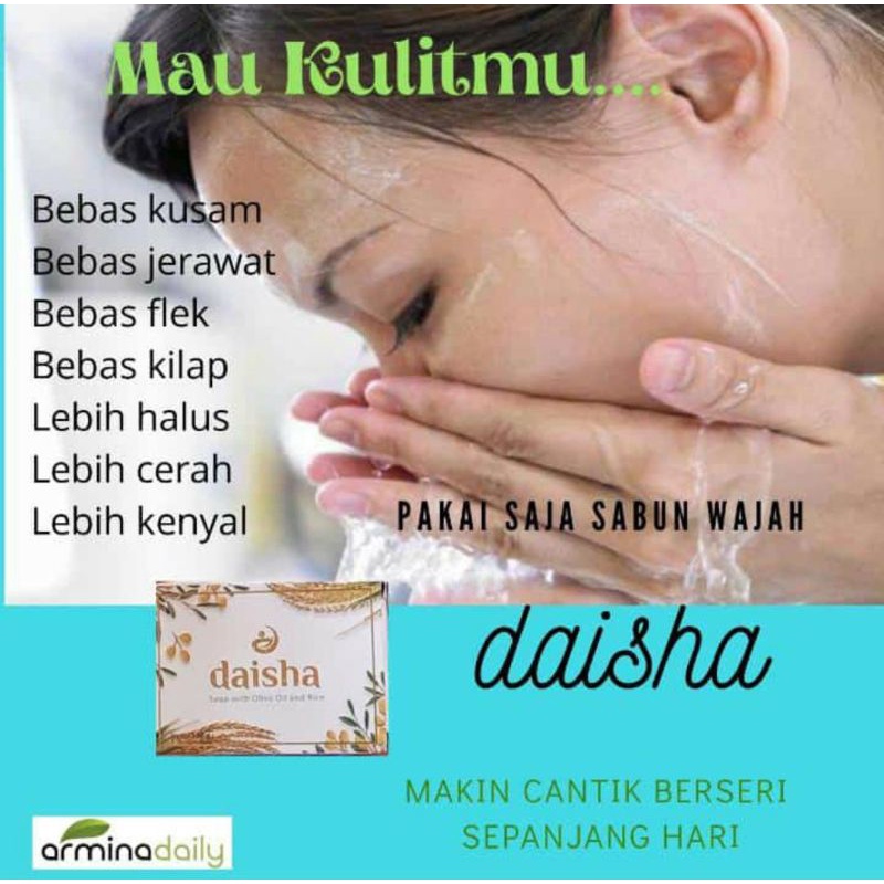 Sabun Daisha Armina daily alami Original BPOM