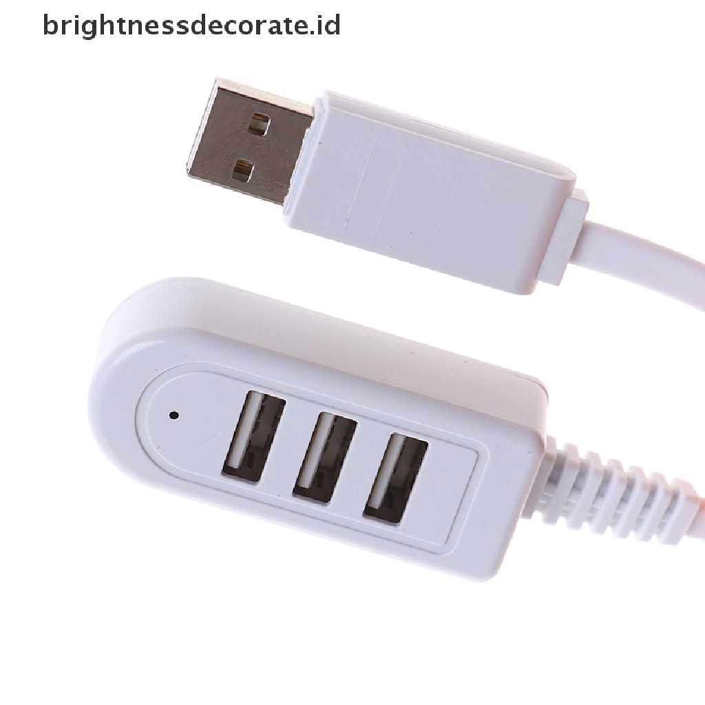 Hub Splitter Expansion 3 Port Usb 3.0 Multi Kecepatan Tinggi Untuk Laptop Desktop Pc