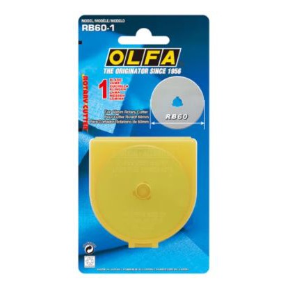 

Olfa-Rotery cutter Spare Blade dia 60mm RB60-1 (1pcs pack)