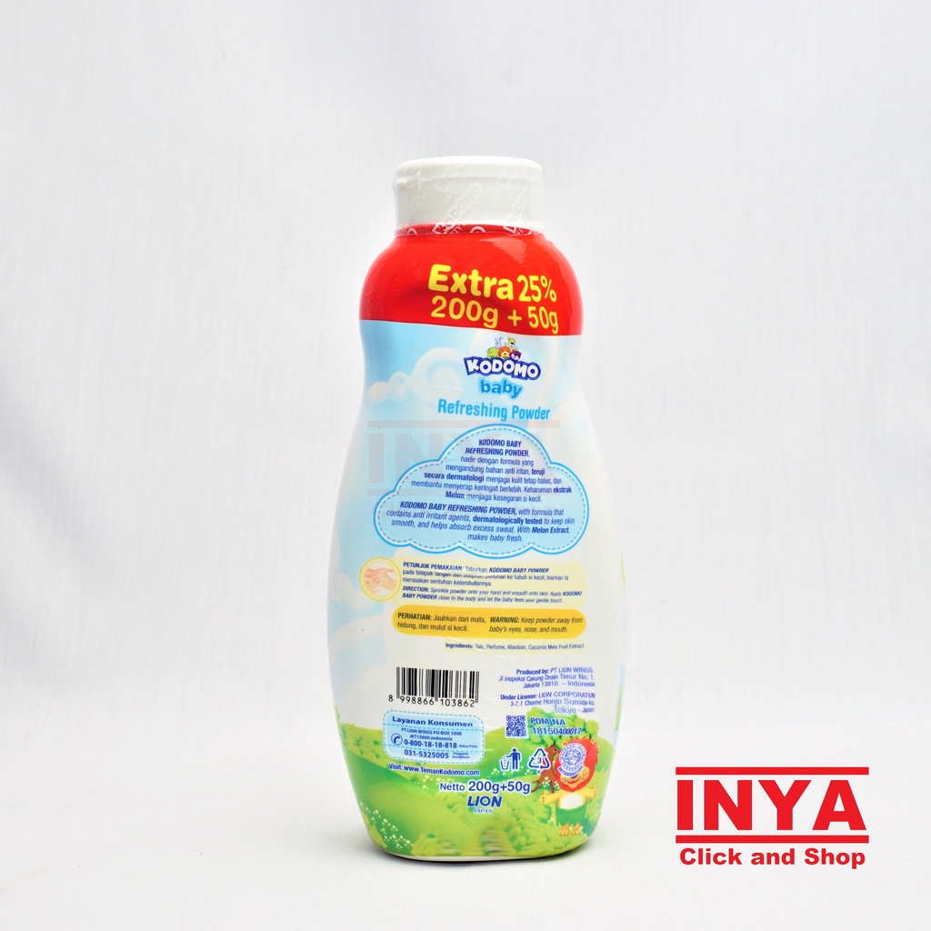 KODOMO BABY REFRESHING POWDER 200gr - Bedak Bayi