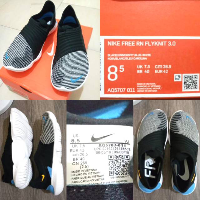 Nike Free Rn Flyknit 3 0 Shopee Indonesia