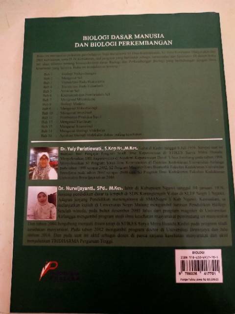 Original Buku Biologi Dasar Manusia Dan Biologi Perkembangan Shopee Indonesia