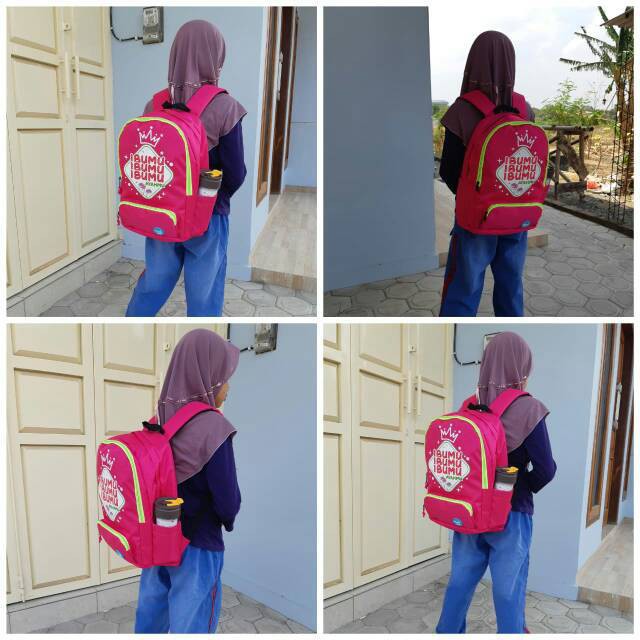 Moslem Kids Tas Sekolah Anak Muslim Waterproff TK SD SMP