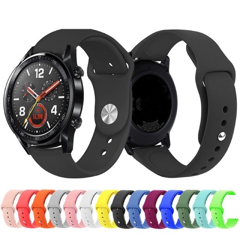 STRAP SMARTWATCH 20mm smartwatch 22mm strap jam tangan strap silikon silicone strap nilon nylon