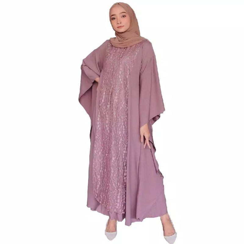 Deanova Kaftan | Aurel Maxi | Kaftan Brukat Terlaris | Dress Brukat Muslim | Outfit Muslim Wanita