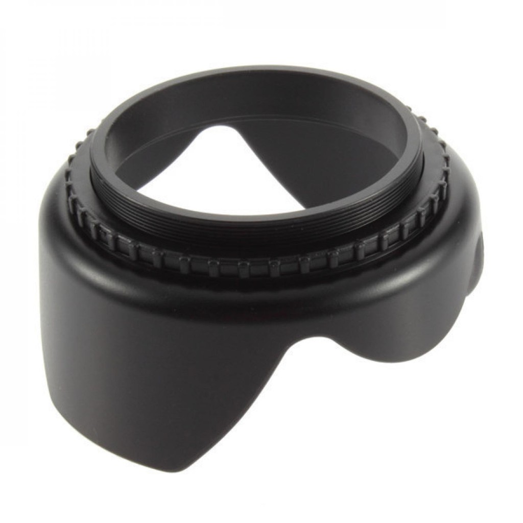 Lens Hood for Cameras 58mm Meningkatkan Kualitas Gambar Tudung Lensa Kamera DSLR Mudah Dipasang