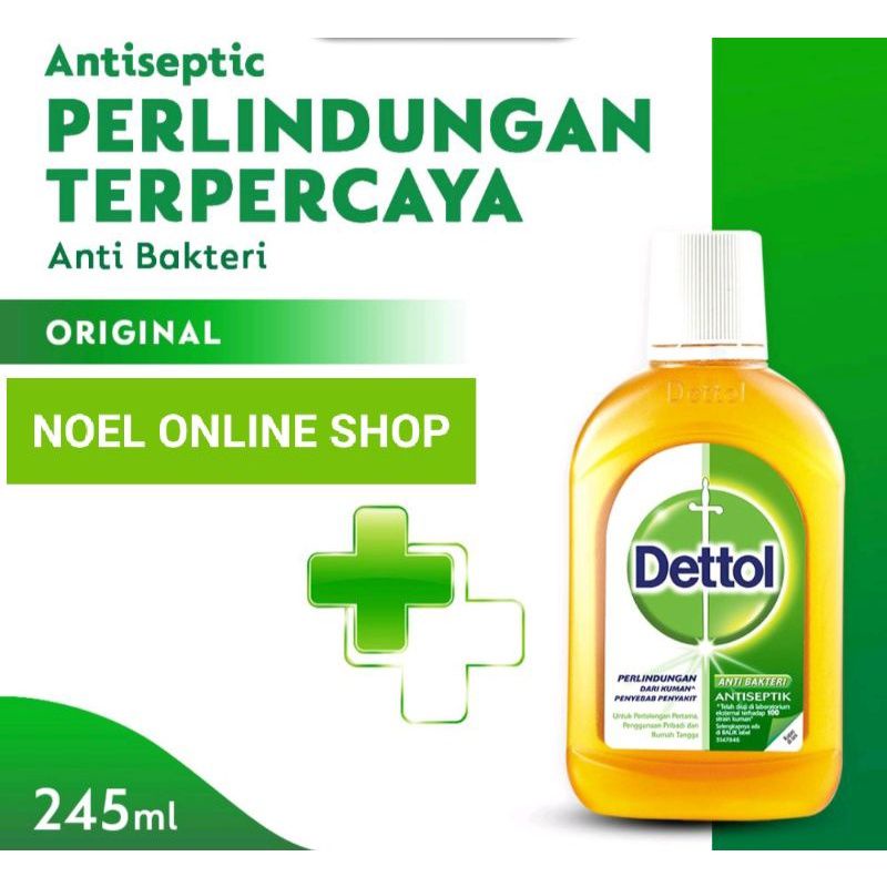 DETTOL ANTISEPTIK LIQUID 95 ml | 245 ml Perlindungan dari kuman