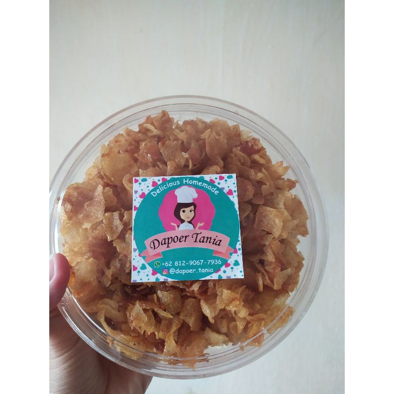 

Keripik Kentang Bawang Ebi Uk. besar toples