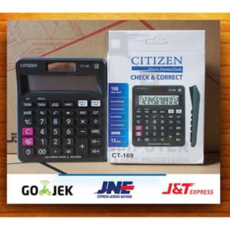 Kalkulator Citizen CT-169 / Calculator Alat Penghitung Angka