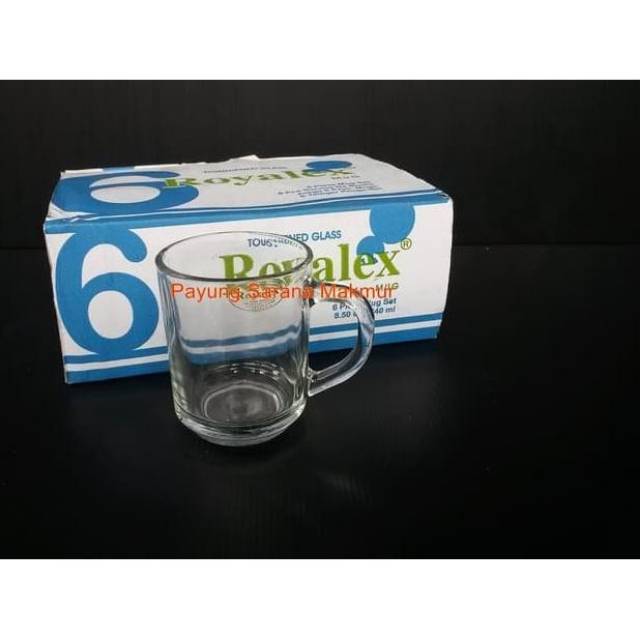 GELAS KOPI ROYALEX RX-255, 6 PCS/DOS