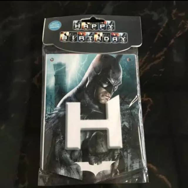 Banner BATMAN Pesta Ulang Tahun