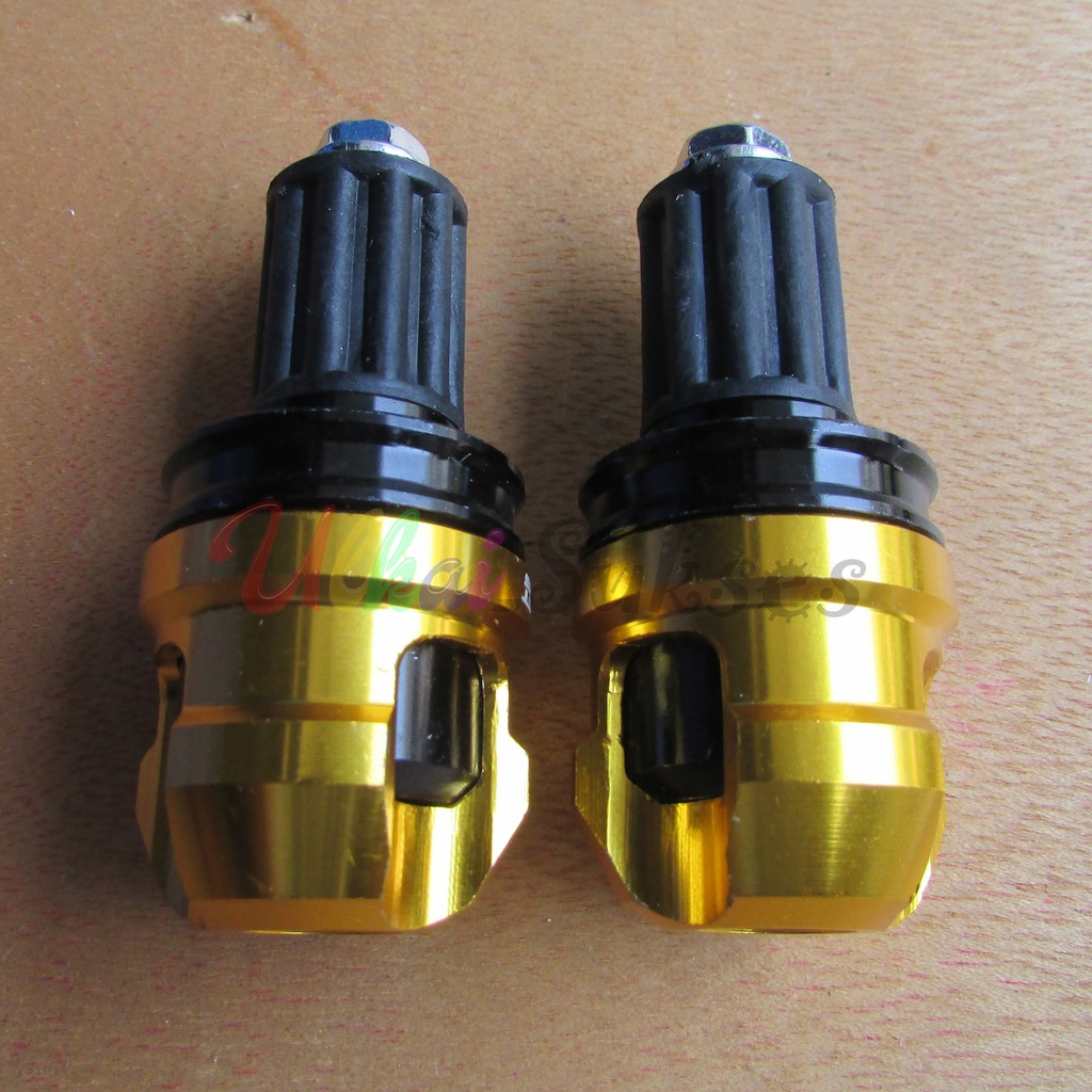 Jalu Stang Motor l Variasi Aksesoris Bandul Setang Atau Pelindung Stang Model Kembang Full CNC Fast Bikes 019 Kembang Besar Hight Quality Universal Murah Laris