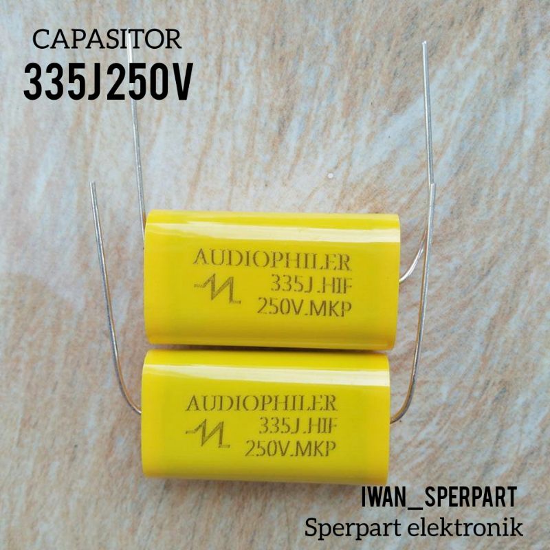 CAPASITOR AUDIOPHILER 3.3UF 335J 250V