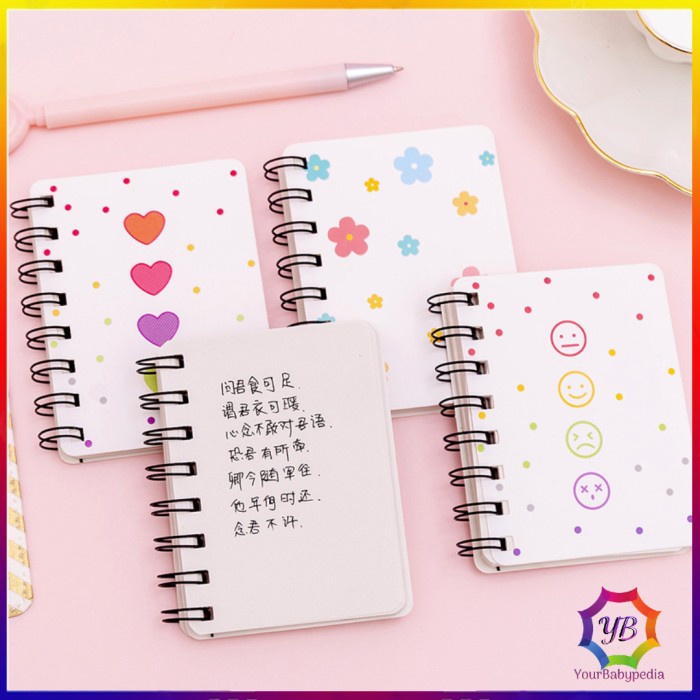 

[RESTOCK] NOTEBOOK MINI POLKADOT NOTEBOOK MEMONOTE BUKU KECIL - LOVE
