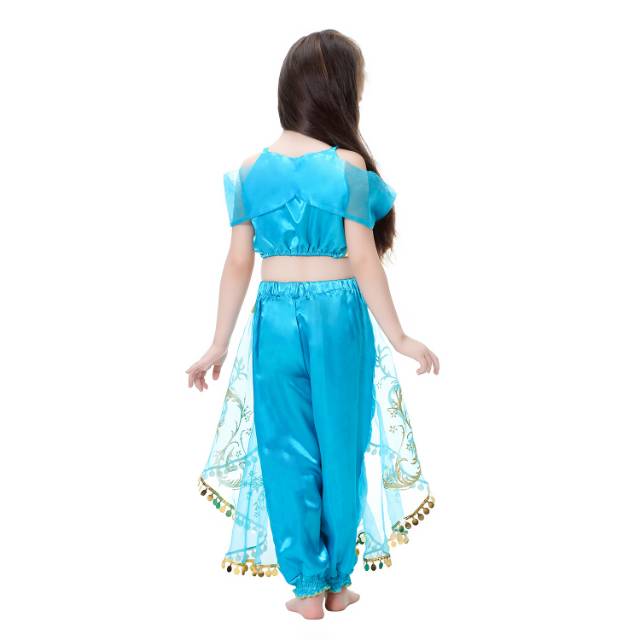 8100034 PRINCESS JASMINE DRESS / GAUN PRINCESS ALLADIN ANAK / DRESS INDIA ANAK IMPORT / KOSTUM ANAK