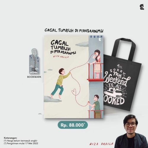 Gagal Tumbuh Di Perasaanmu ( Free Godibag+pembatas buku)