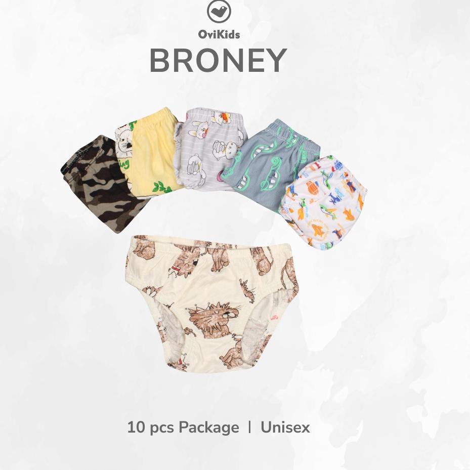 Top Produk.. OVIKIDS-UNDIES-SIDI L | Celana Dalam Paket 10 Pcs Anak Laki-Laki Perempuan