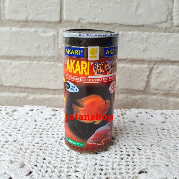 AKARI RED PARROT makanan pakan cichlid pelet pellet mini ikan hias