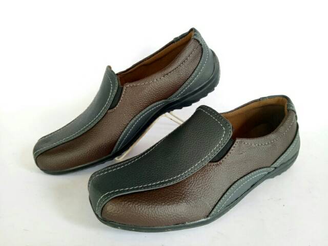 Sepatu casual kasual santai pria spl slip on murah original branded cowok sepatu slop selop terbaru