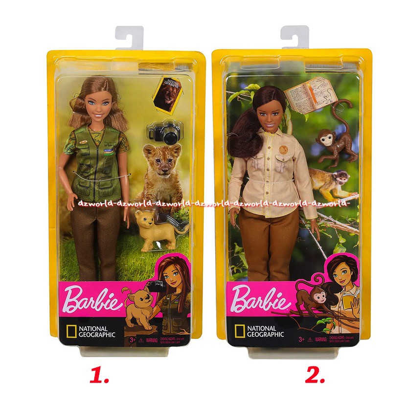 Barbie National Geographic Petugas Penjaga Hewan Kebun Binatang