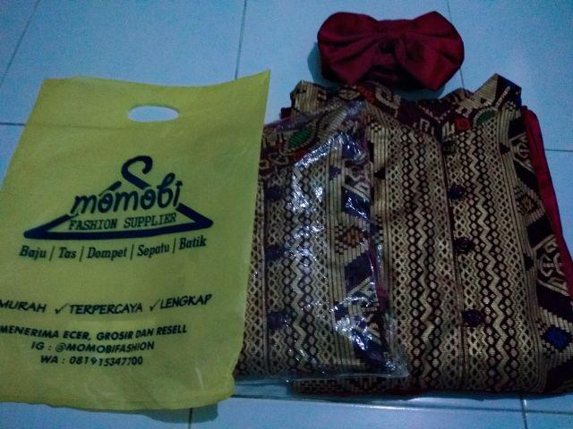 Batik Gamis Syari Baju Muslim Atasan  Solo Ecer Grosir Murah Ainun Syari