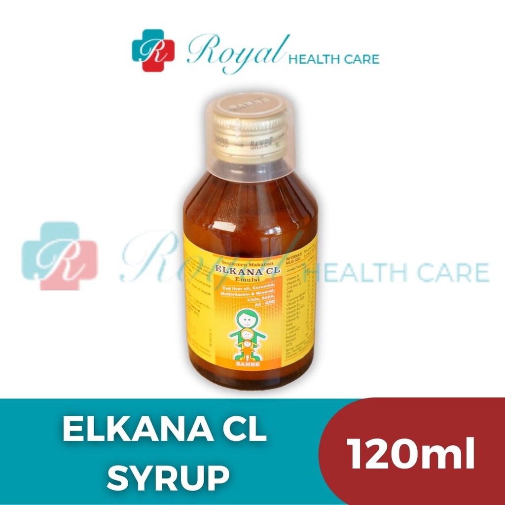 ELKANA CL SYRUP 120ML Membantu Memenuhi Kebutuhan Vitamin dan Kalsium