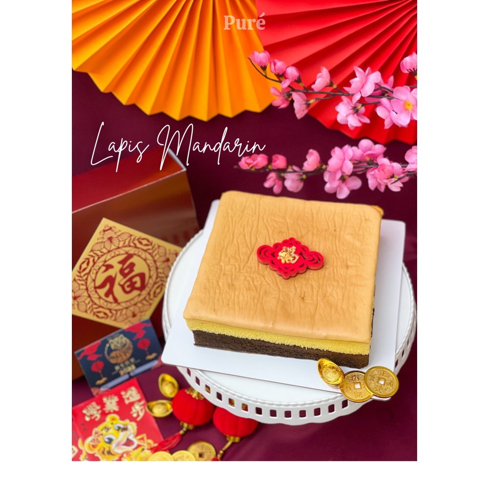 

Lapis Mandarin Hampers Imlek CNY 2022 / Hampers Imlek / Kue Kering Imlek / Hamper Chinese New Year