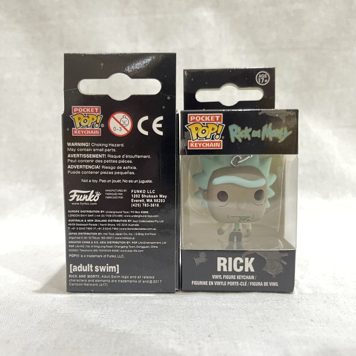 POCKET POP KEYCHAIN RICK AND MORTY RICK FUNKO